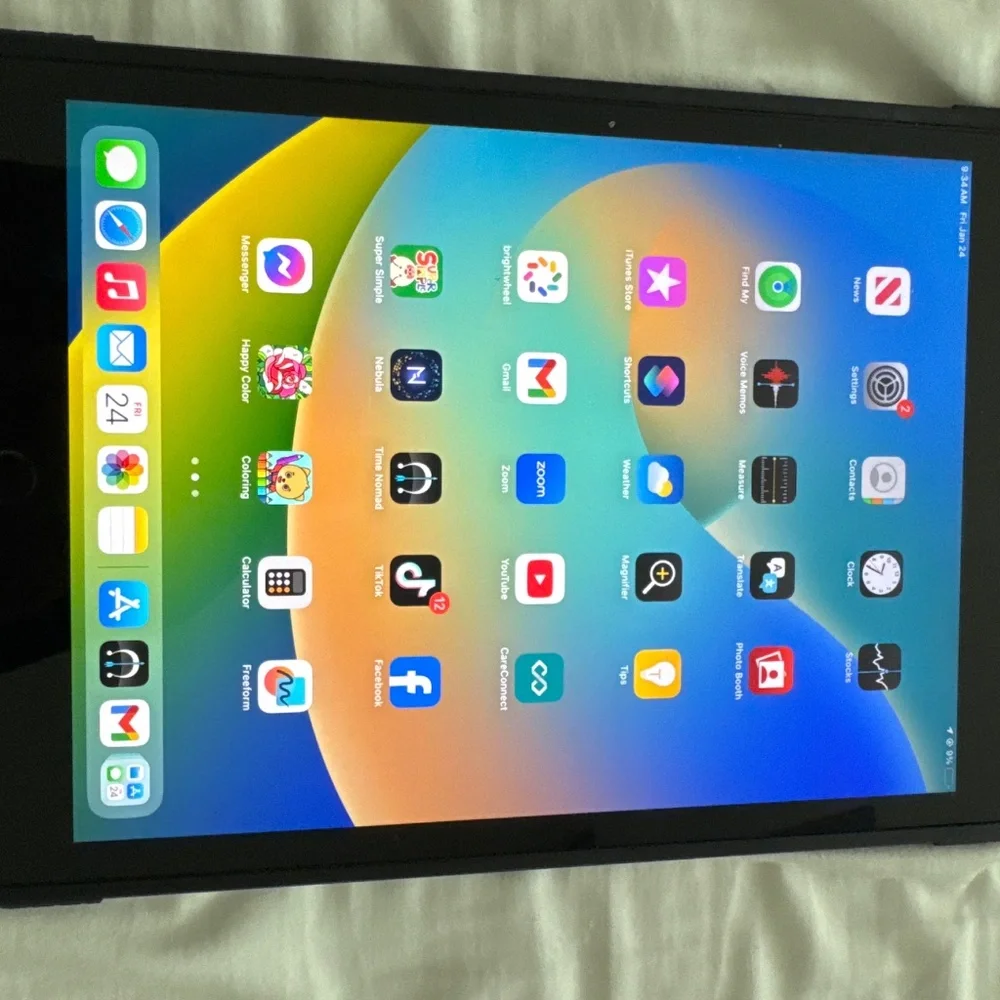 iPad with TikTok